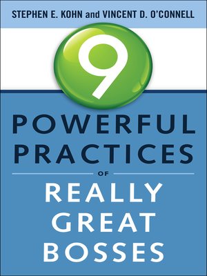 cover image of 9 Powerful Practices of Really Great Bosses